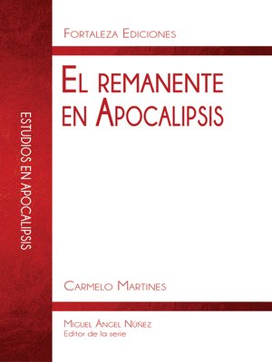 cover image of El Remanente En Apocalipsis
